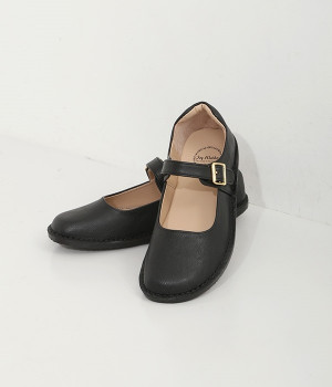 サイドベルトシューズ(ブラック-230)