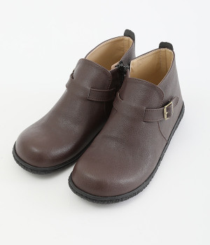 ベルトショートブーツ(ブラウン-230)