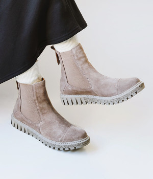 サイドゴアブーツ(トープ-36)