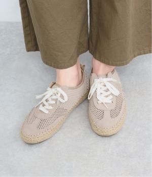 JAIDA コットンメッシュレースアップスニーカー
