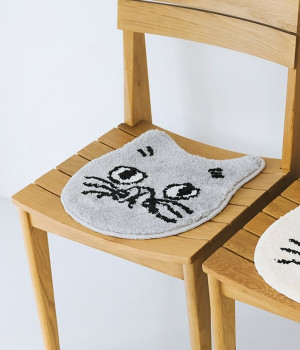 Matsuo Miyuki Cat Mat(Light Gray-ONESIZE)