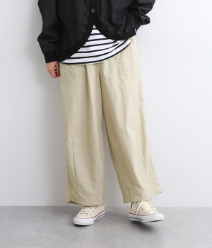 撥水ナイロンベイカーパンツ(ナチュラル-ONESIZE)