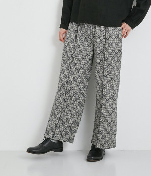 クレープデシンメロウパンツ(グレージュ-ONESIZE)