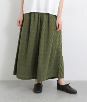 ダイヤドビージャカードワイドパンツ(オリーブ-ONESIZE)