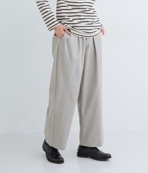 ソフトツイルタックパンツ(ライトグレー-F)