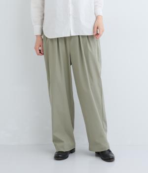 ソフトツイルタックパンツ(ライトカーキ-F)