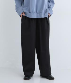 ソフトツイルタックパンツ(ブラック-F)