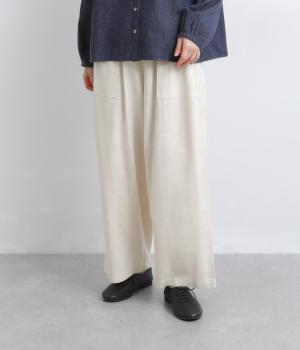 リネンレーヨンベイカーパンツ(キナリ-F)