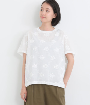 ３D刺繍バンザイTシャツ(オフホワイト-ONESIZE)