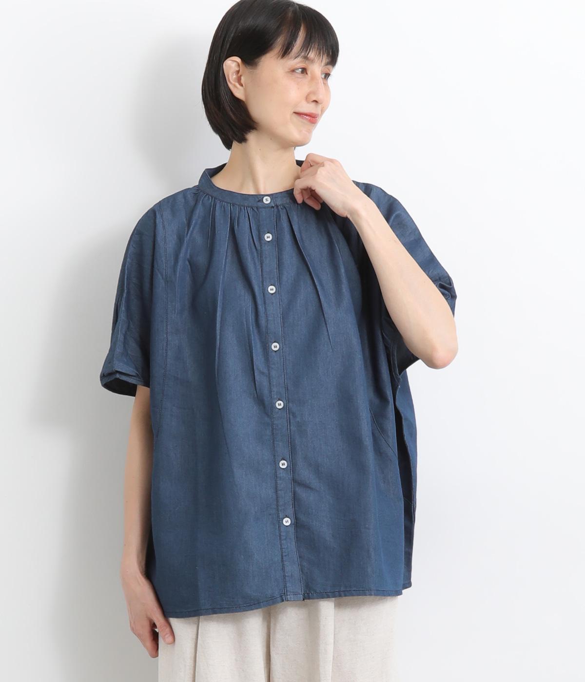 ４．５OZデニムプルオーバー(ネイビー-ONESIZE)