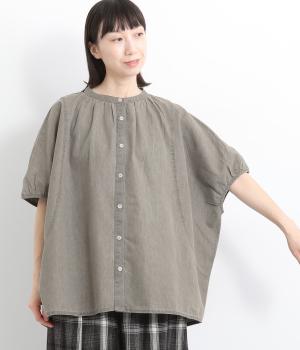 ４．５OZデニムプルオーバー(グレー-ONESIZE)