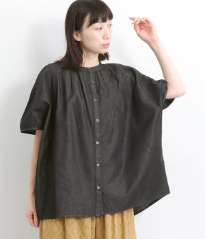 ４．５OZデニムプルオーバー(ブラック-ONESIZE)