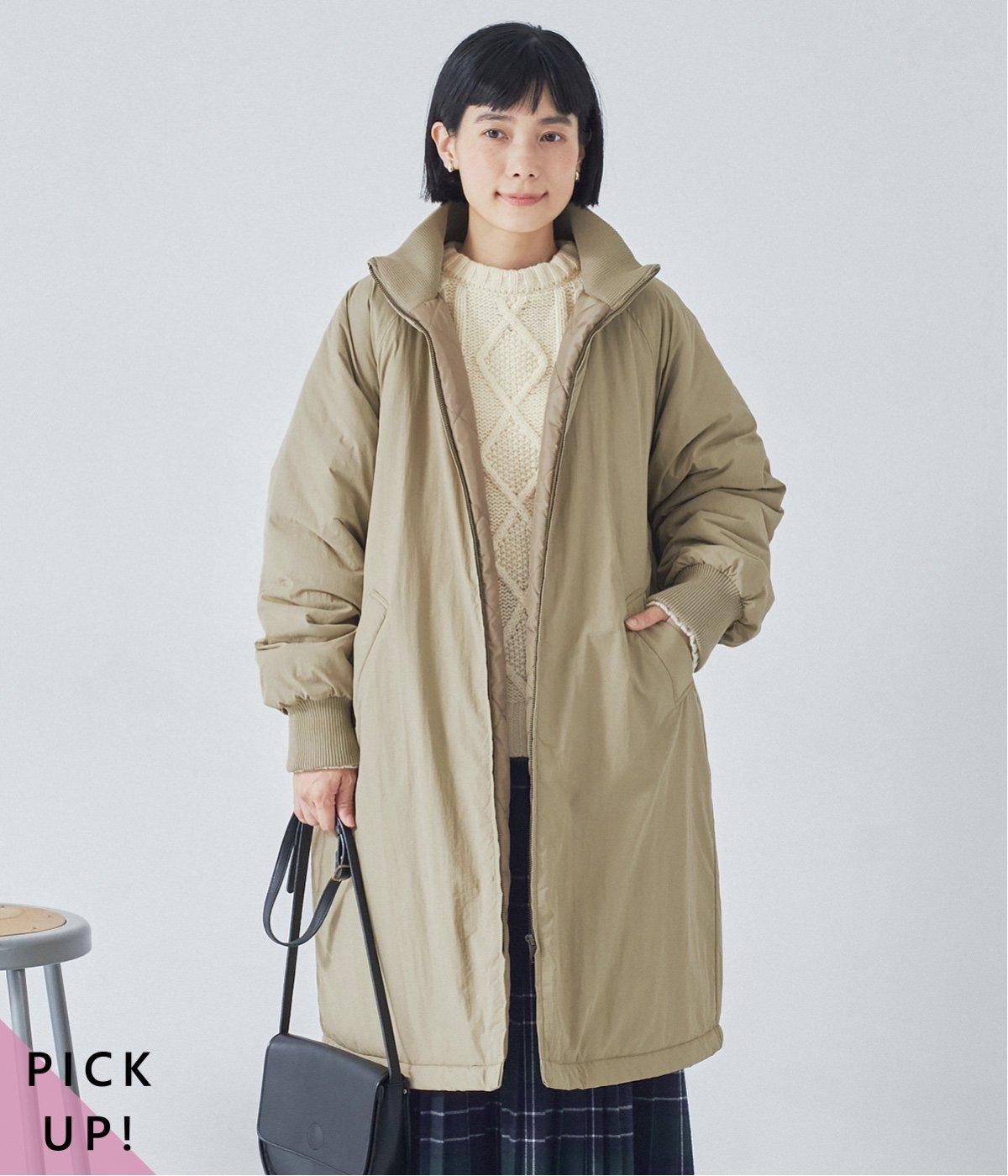 別注｜ナイロン中綿リブカラーコート｜LUPILIEN by natulan（ルピ