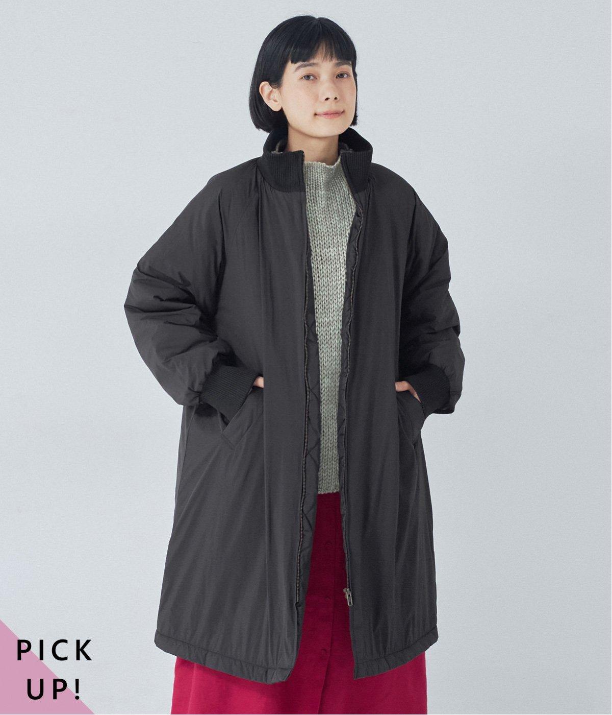 別注｜ナイロン中綿リブカラーコート｜LUPILIEN by natulan（ルピ