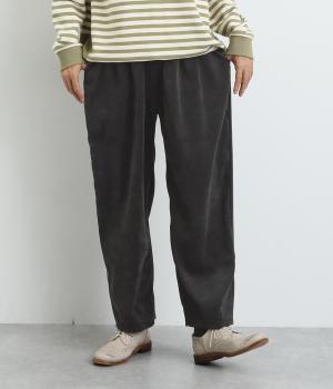 起毛ストレッチサーカスパンツ(チャコール-F)