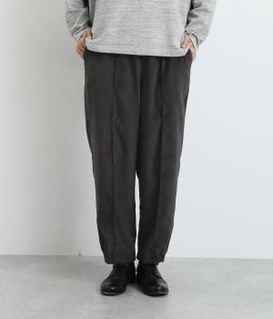 起毛ストレッチジョガーパンツ(チャコール-F)