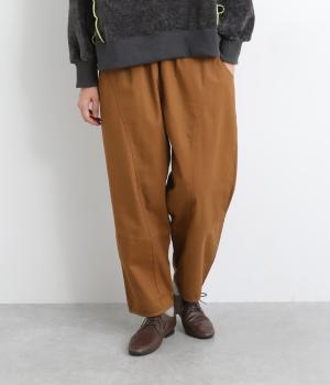 ブラスト加工サーカスパンツ(キャメル-F)