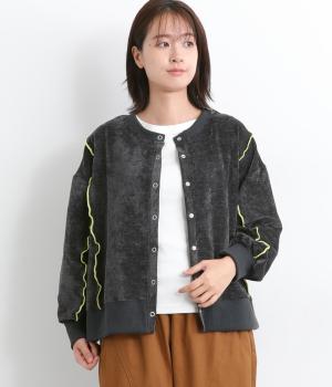 2wayメロウカーディガン(チャコール-F)