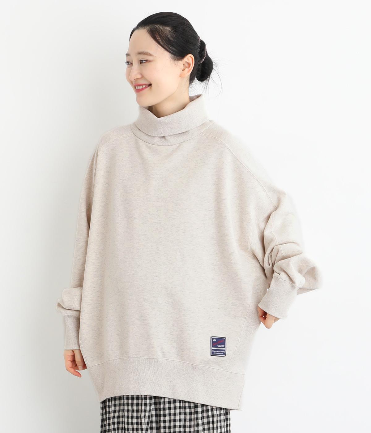 ヘビーウェイトタートルプルオーバー(オートミール-F)