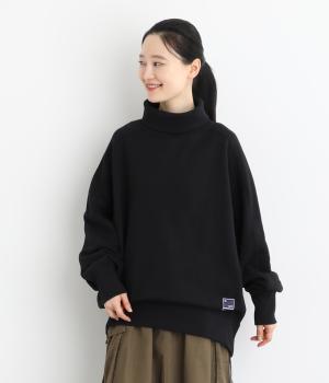 ヘビーウェイトタートルプルオーバー(ブラック-F)