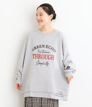 ヘビーウェイトロゴプルオーバー(杢グレイ-F)