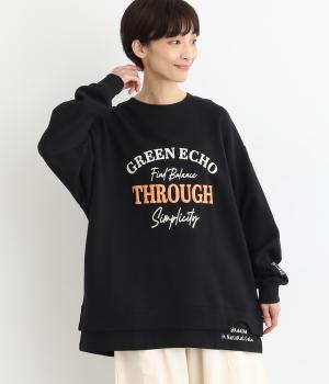 ヘビーウェイトロゴプルオーバー(ブラック-F)