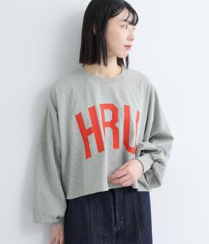 ロゴボリュームTシャツ(杢グレー-F)