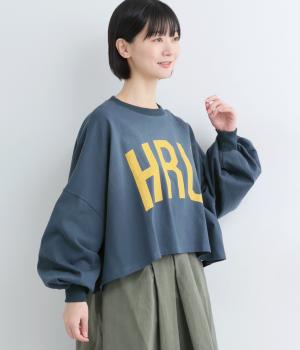 ロゴボリュームTシャツ(ネイビー-F)