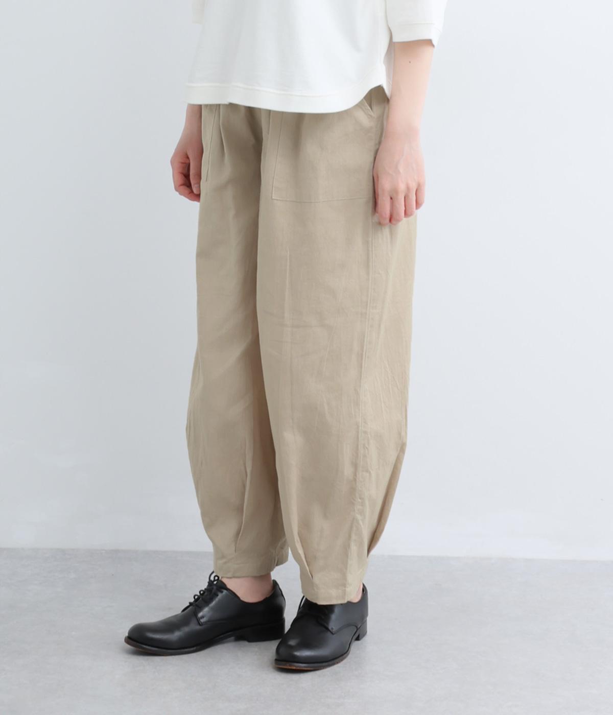 コットンフラックスバルーンパンツ(キナリ-F)