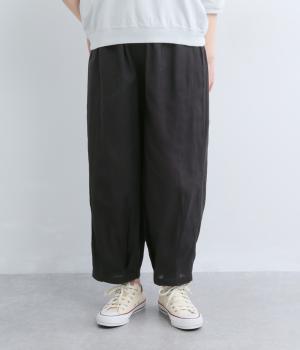 コットンフラックスバルーンパンツ(ブラック-F)