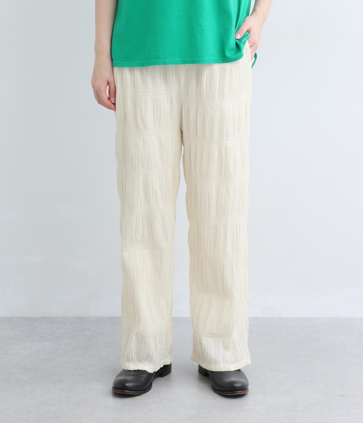 ポリウレタンミックスパンツ(アイボリー-F)