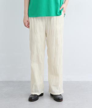 ポリウレタンミックスパンツ(アイボリー-F)