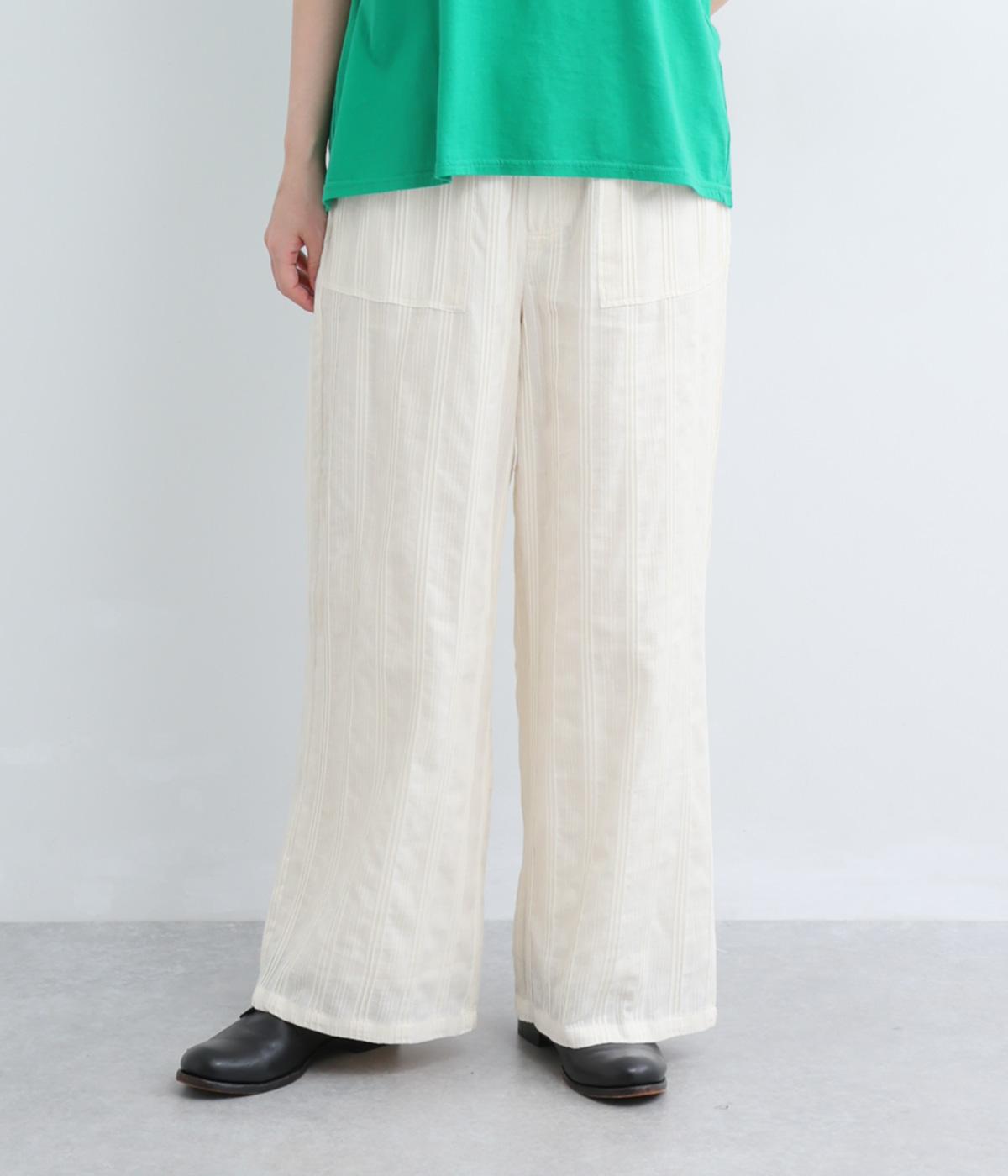 タックドビーパンツ(アイボリー-F)