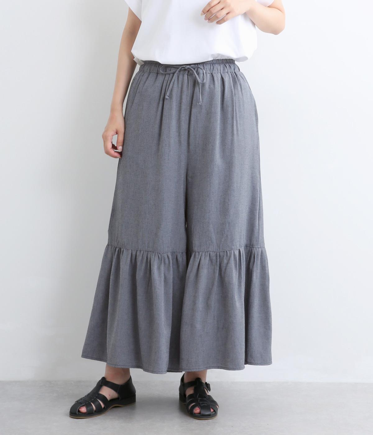 リネンタッチ ワイドパンツ｜LUPILIEN（ルピリアン）の商品詳細
