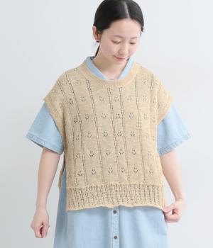スラブシアー　クルーネックベスト