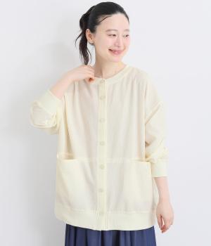 サッカードビー　カーディガン(オフホワイト-F)