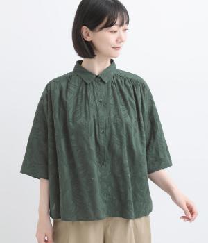 ジャカードギャザーシャツ｜LUPILIEN（ルピリアン）の商品詳細