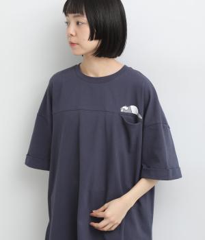 パンダＴシャツ(ネイビー-F)