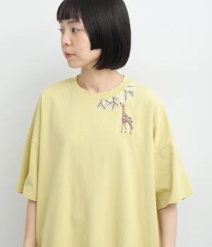動物ポイントＴシャツ(イエロー-F)