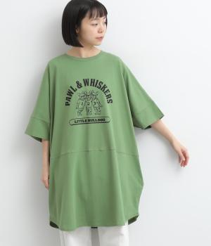 フレブルイラスト　オーバーチュニックＴシャツ