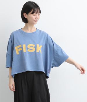 ＦＩＳＫ　ピグメントボリュームＴシャツ(ネイビー-F)