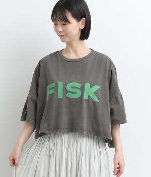 ＦＩＳＫ　ピグメントボリュームＴシャツ(チャコール-F)