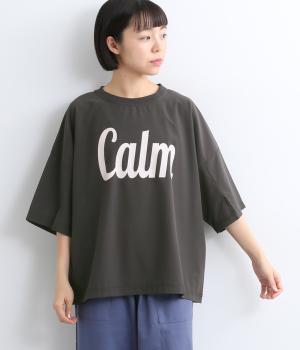 メッシュプリントTEE(チャコール-F)