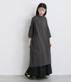 タックドビーワンピース(チャコール-F)