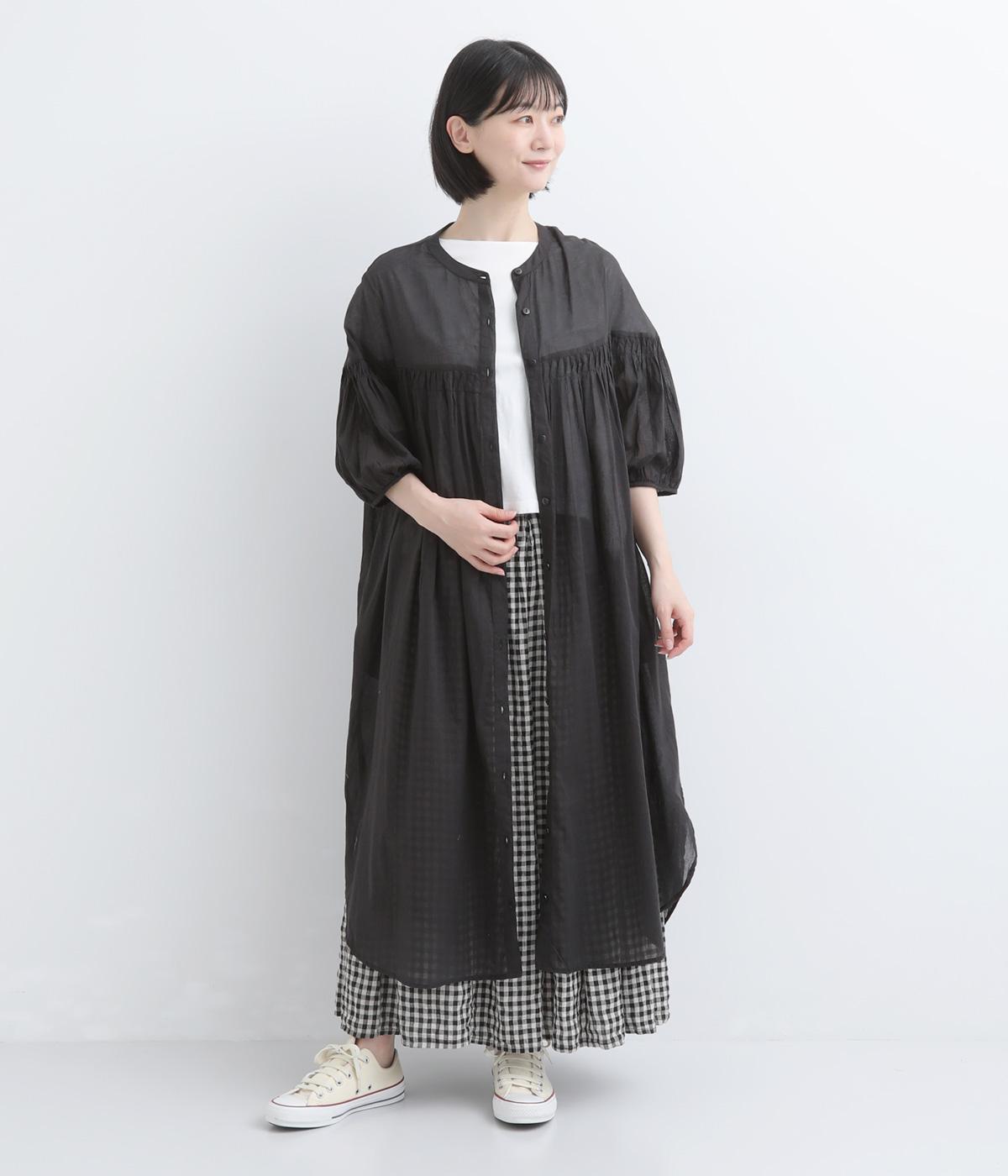 コットンボイルピンタックデザインワンピース｜LUPILIEN（ルピリアン