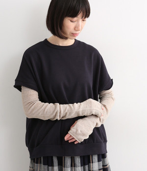 ノルマンディーリネンアームカバー(ナチュラル-ONESIZE)