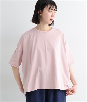 接触冷感コットンソロナジャージプルオーバー(ピンク-ONESIZE)