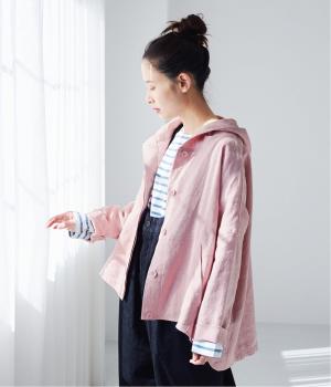 大人に似合う贅沢リネンパーカー