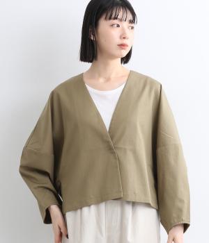 セルロースコットンボールジャケット(モスグリーン-F)