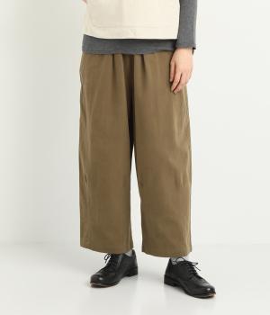 丈の選べる　コットンピーチ起毛パンツ(ブラウン-S)